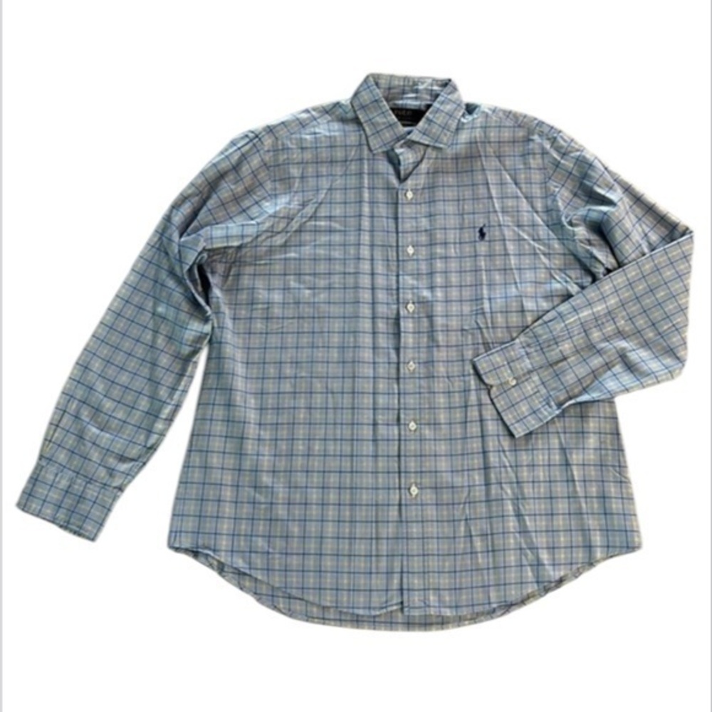 POLO Ralph Lauren classic fit 100% cotton stretch size large mens button down